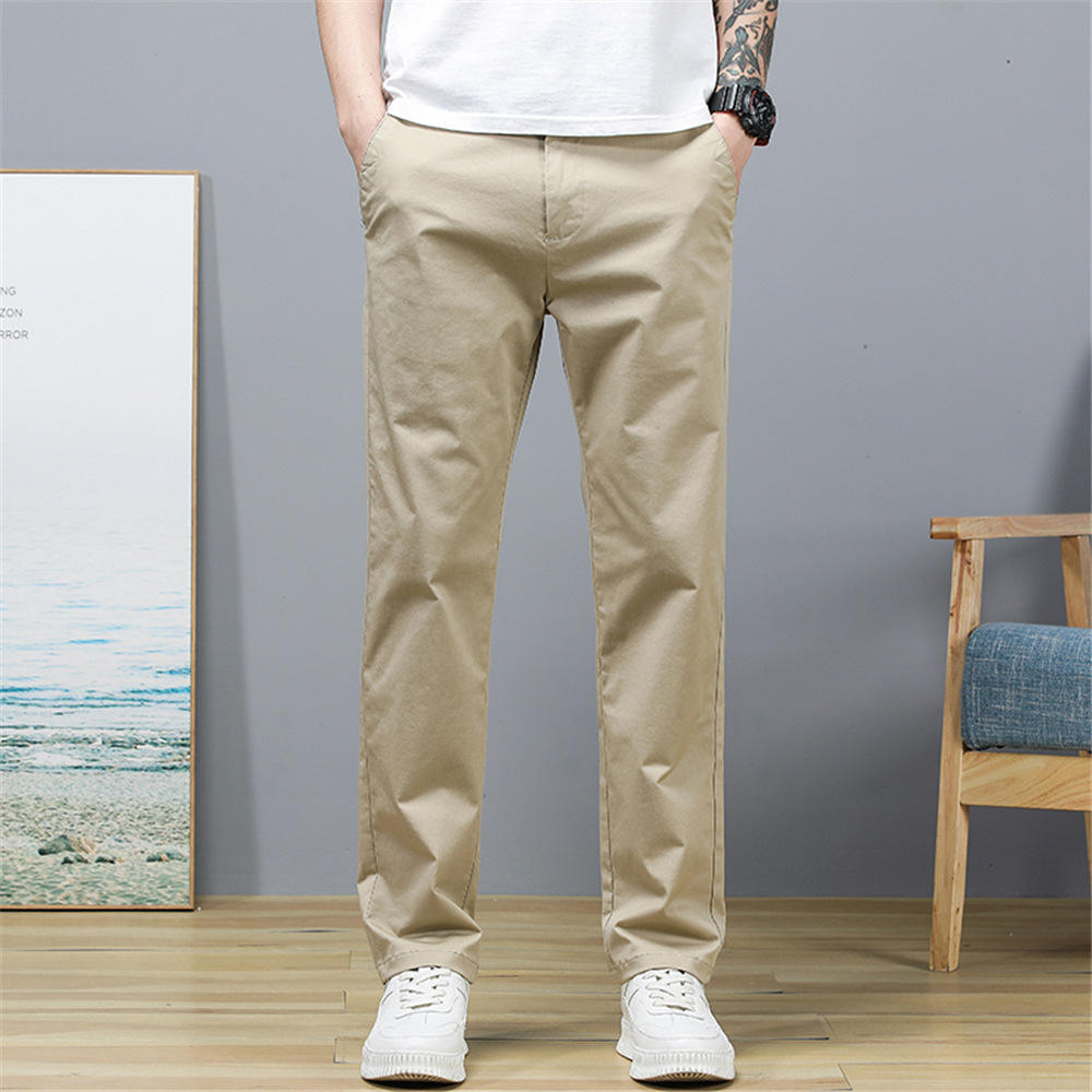 Loose casual pants men's straight wide leg pants large size casual men's pants